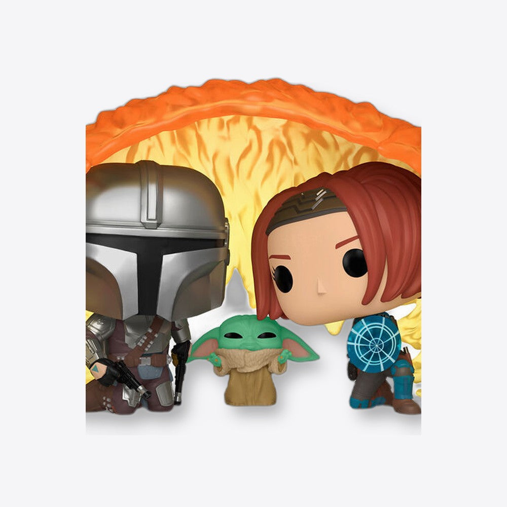 Funko Figura POP Moments Star Wars The Mandalorian Grogu Force Barrier (imagen 6 de 6)