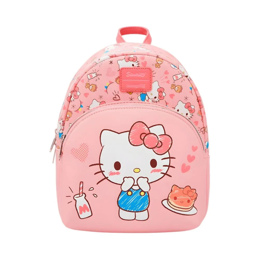 Lf | Lounfefly Mochila Tiny Chum & Treats Hello Kitty Loungefly 26cm