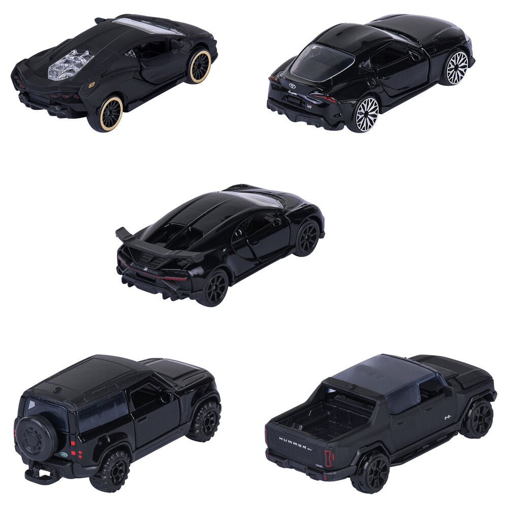 Set de 5 Coches Negros - Coches Y Circuitos | Majorette