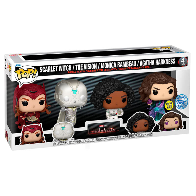 Funko Blister 4 figuras POP Marvel WandaVision Exclusive