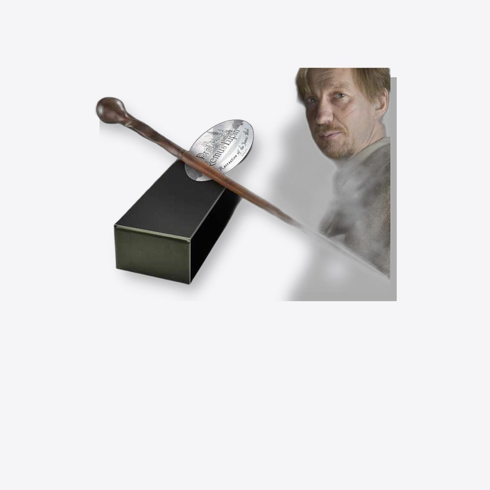 Replica the noble collection harry potter varita de profesor remus lupin varita con caja y placa de (imagen 6 de 6)