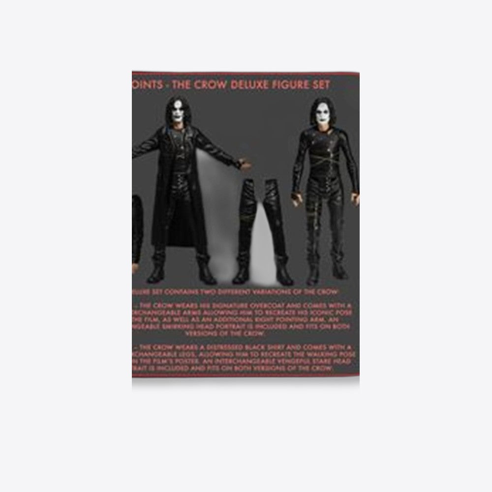 Set 2 figuras mezco toyz the crow 5 points the crow deluxe 10cm (imagen 5 de 6)