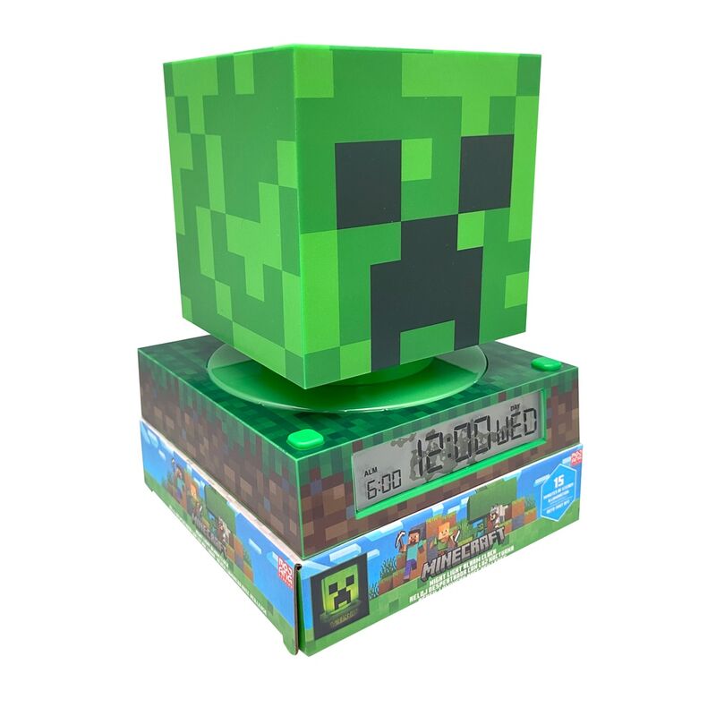 Kids Licensing Lampara 3D con despertador Minecraft (imagen 3 de 5)
