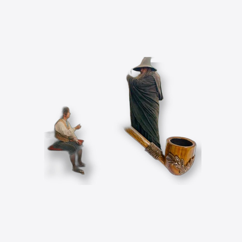Replica the noble collection l hobbit pipa bilbo bolson de 23 cm (imagen 2 de 6)
