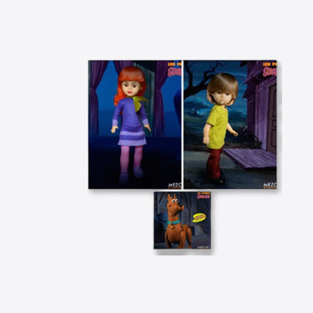 Set 6 figuras mezco toyz scooby - doo & mystery living dead dolls 25cm (imagen 4 de 6)