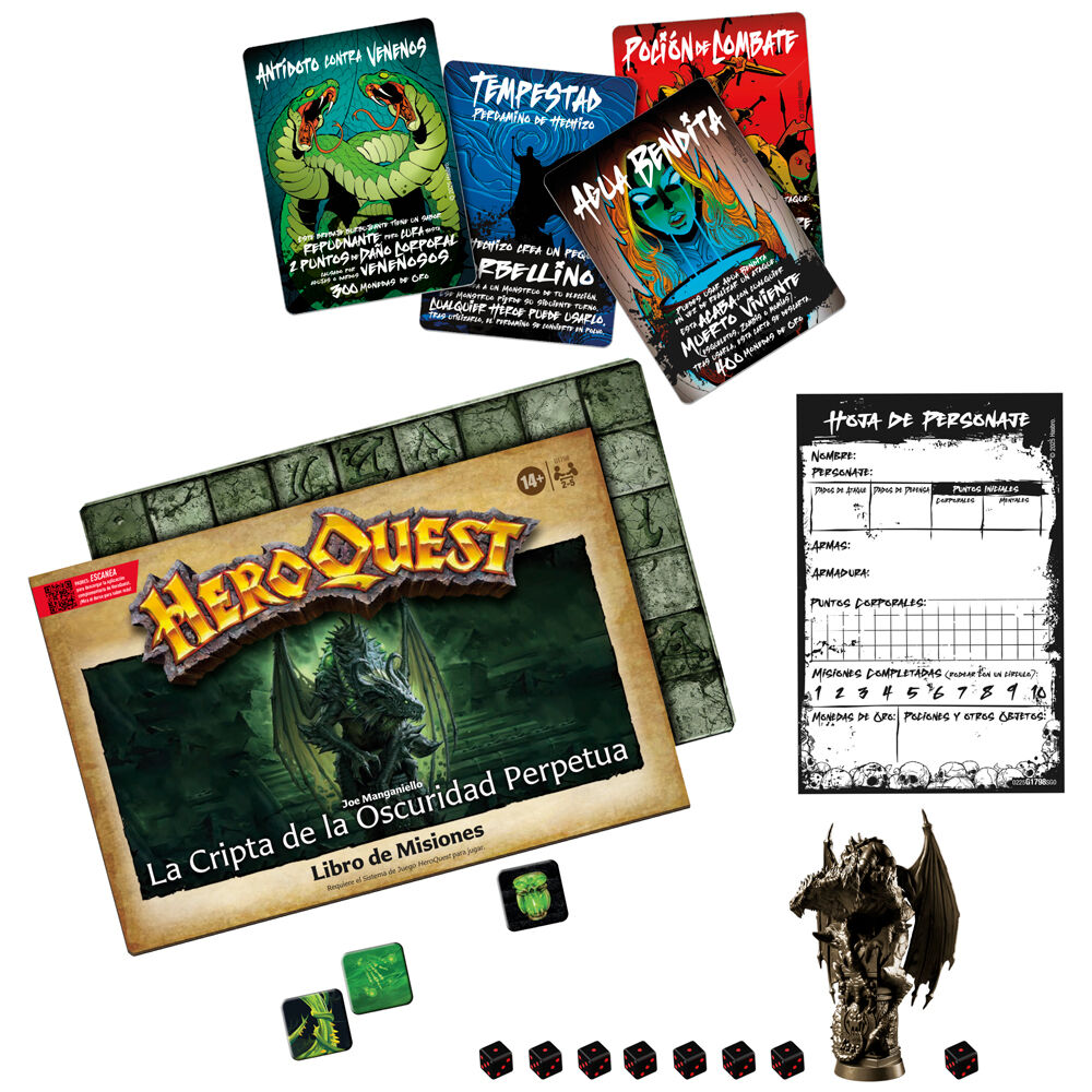 HeroQuest Expansión La Cripta de la Oscuridad Perpetua Español