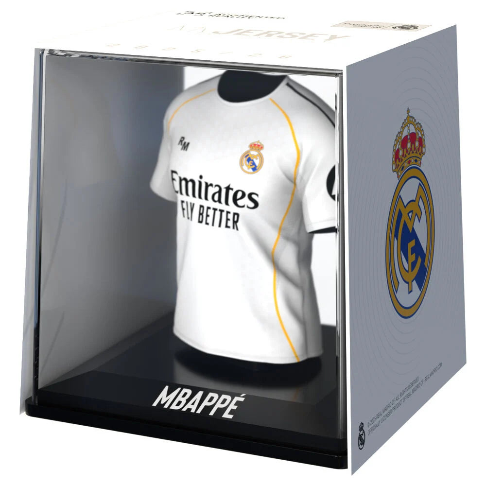 Fútbol Figura Mini Camiseta Mbappé Real Madrid Coleccionable