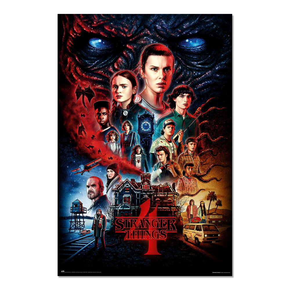 Stranger Things Poster Casa Vecna Temporada 4