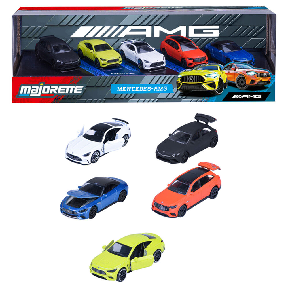 Set de 5 Coches Mercedes AMG - Coches y Circuitos | Majorette