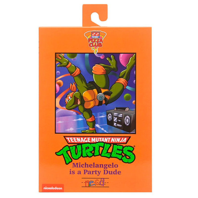 Neca Figura Ultimate Michelangelo VHS Cartoon Tortugas Ninja 18cm (imagen 4 de 6)