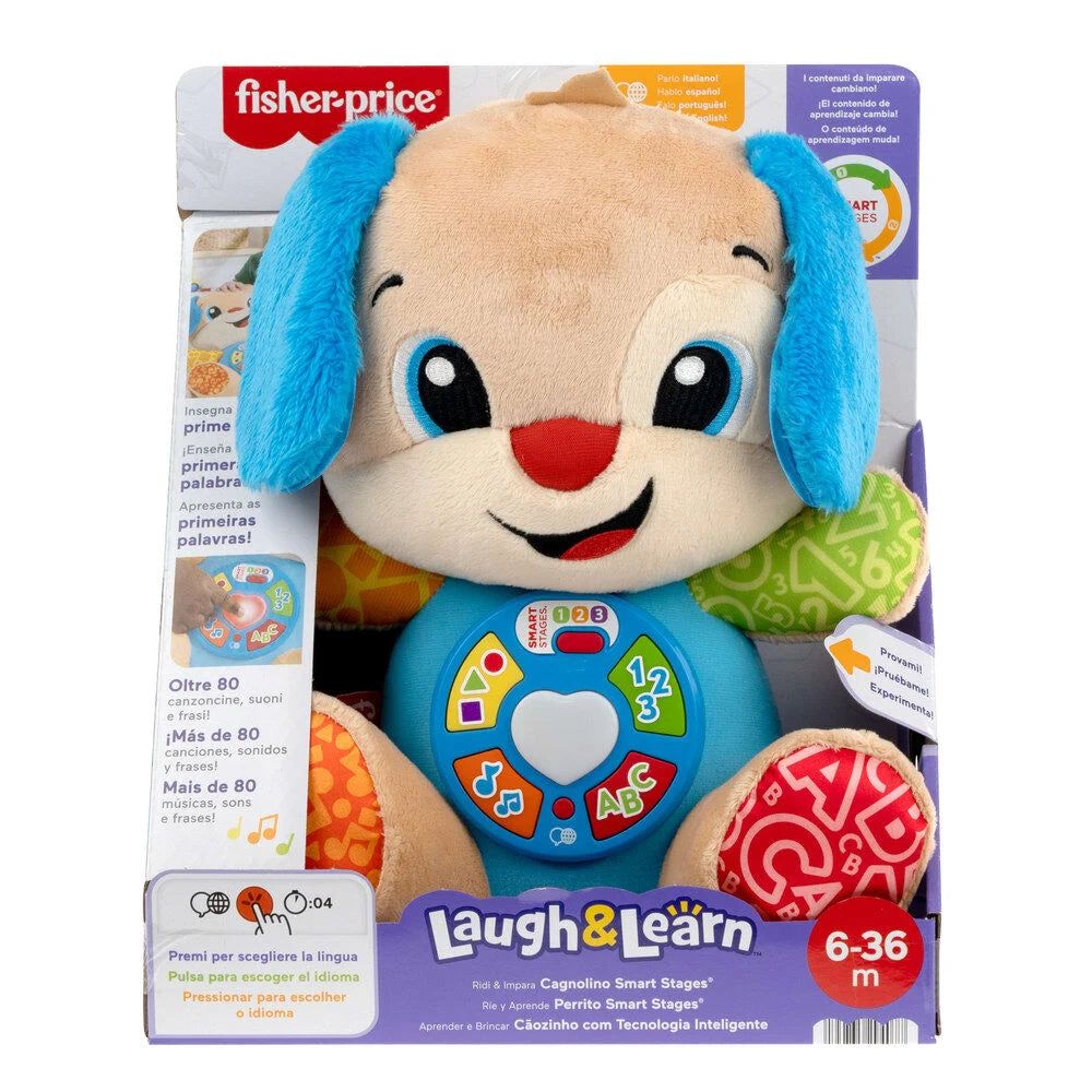 Fisher-Price Peluche Perrito Aprende Conmigo Rie y Aprende (imagen 5 de 6)