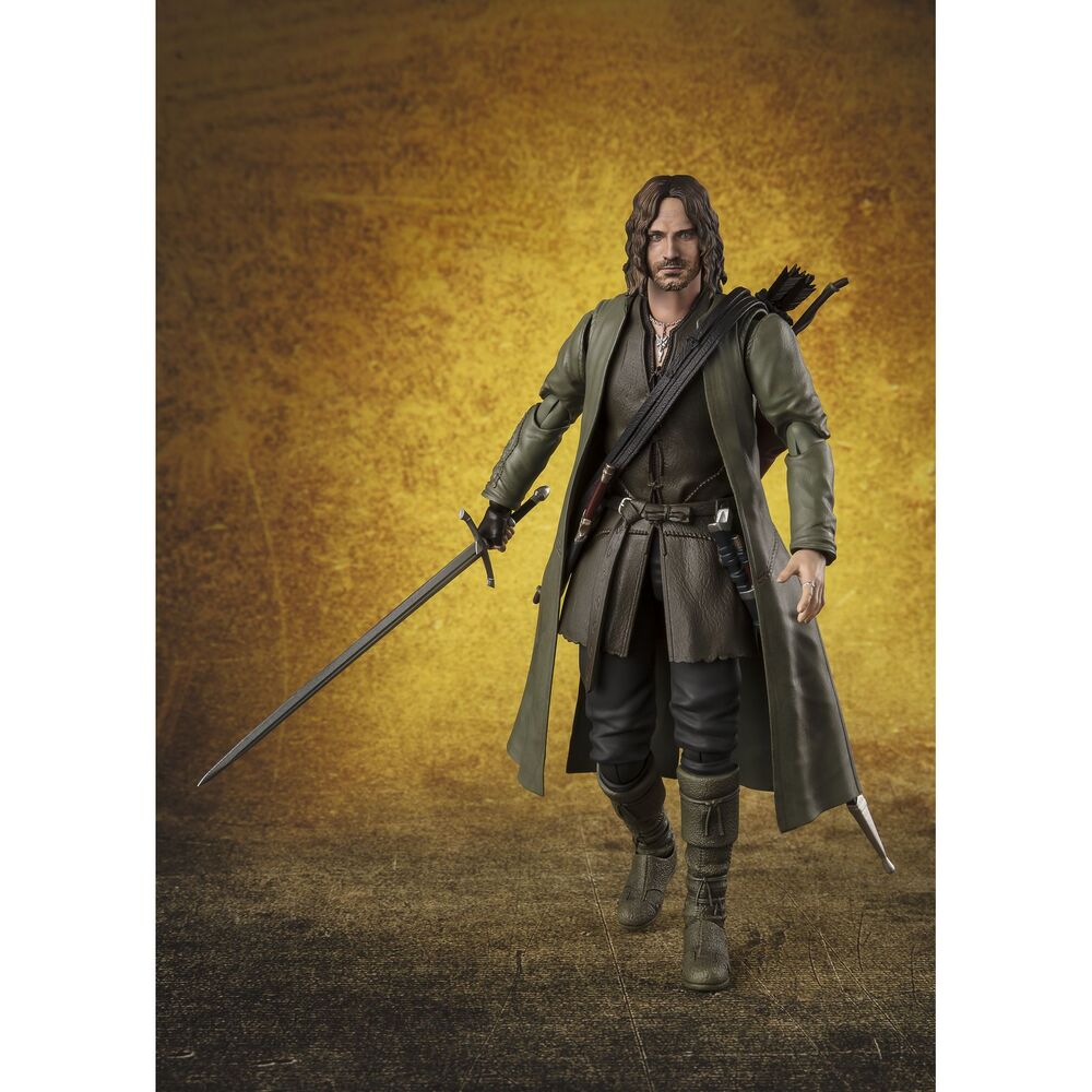 Tamashii Nations Figura S.H. Figuarts Aragon La Comunidad del Anillo El Señor de los Anillos 15cm (imagen 4 de 5)