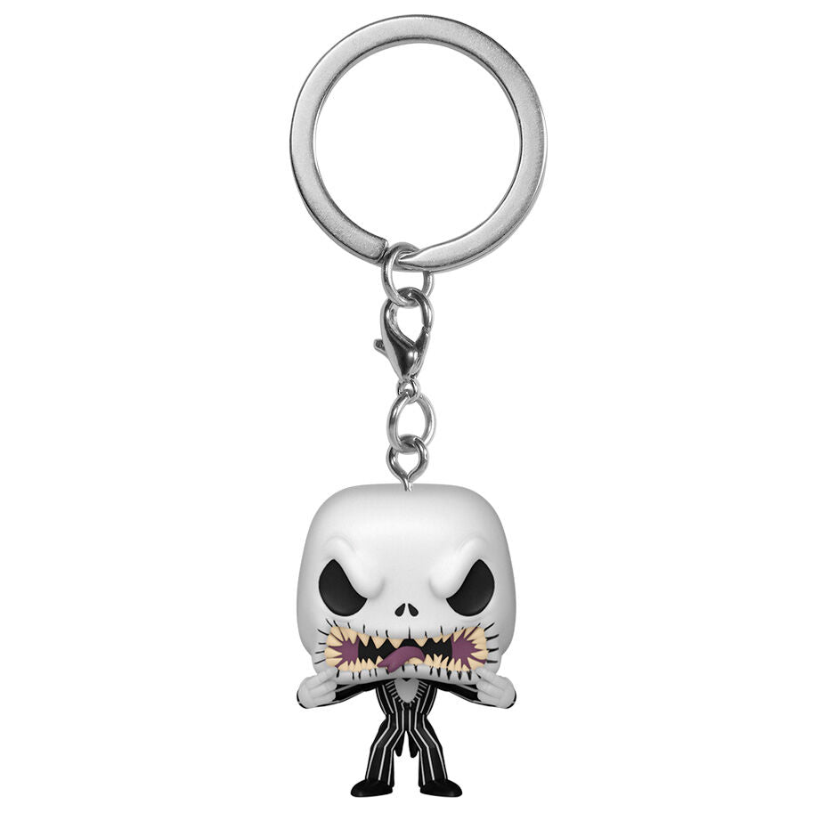 Llavero Pocket POP Disney Pesadilla Antes de Navidad Jack Scary Face - Keychain | Funko