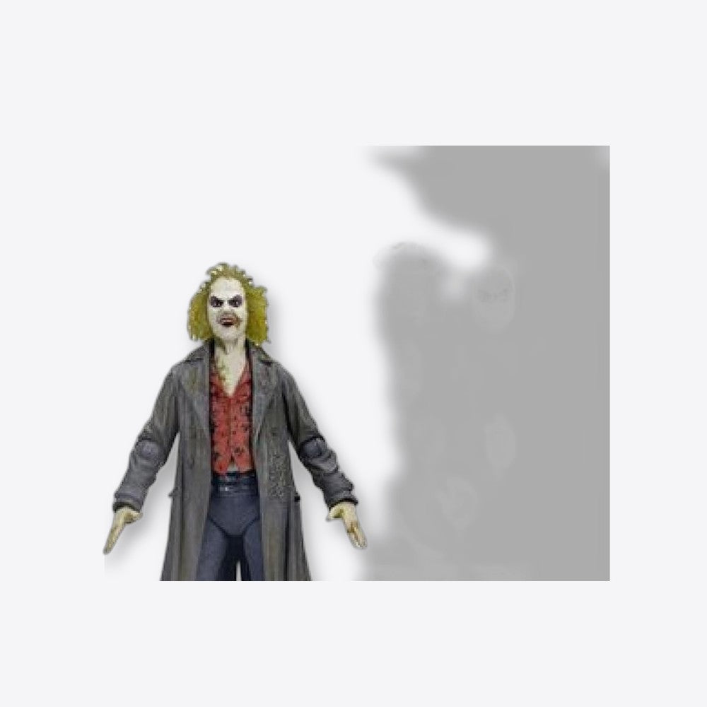 Neca Ultimate beetlejuice tour guide the bio - exorcist scale action fig. 18 cm beetlejuice 1988 (imagen 3 de 6)