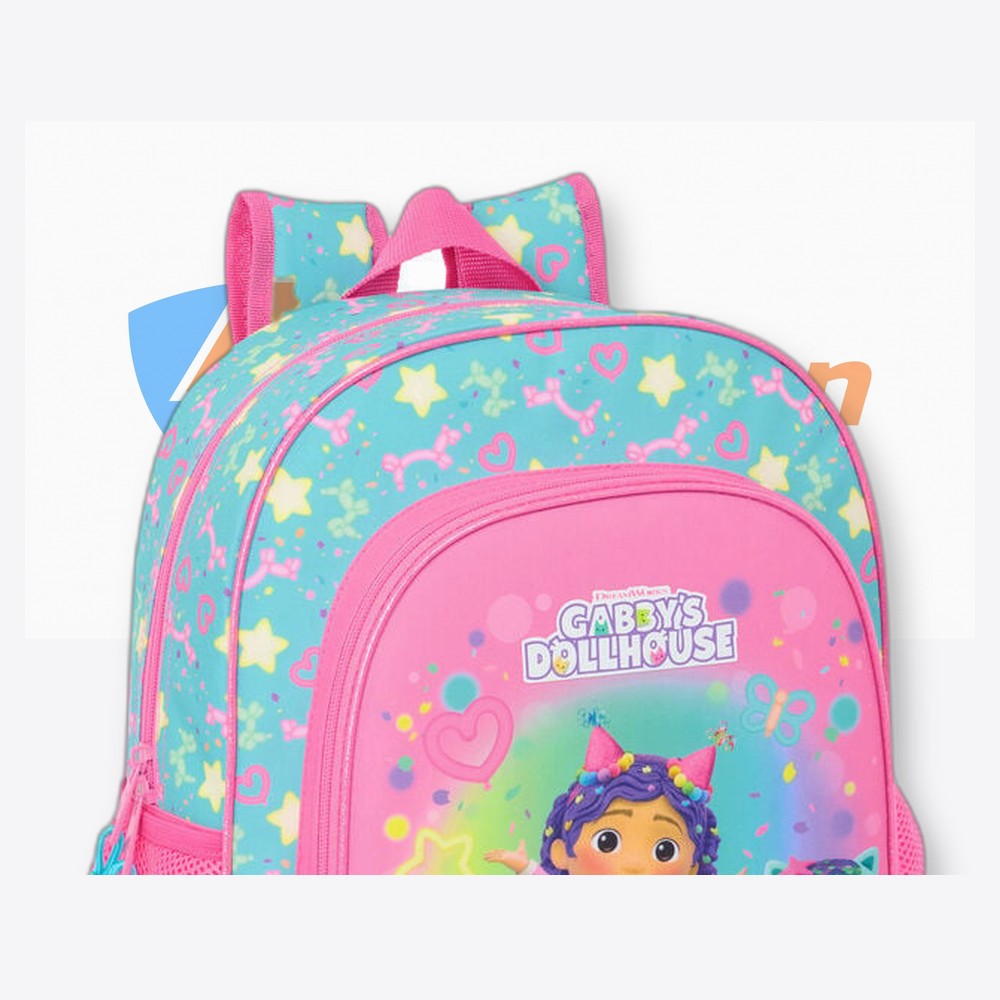 Safta Mochila Confetti La Casa de Muñecas de Gabby 38cm adaptable (imagen 5 de 6)