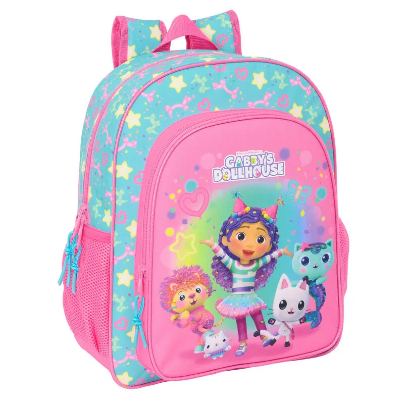 Safta Mochila Confetti La Casa de Muñecas de Gabby 38cm adaptable