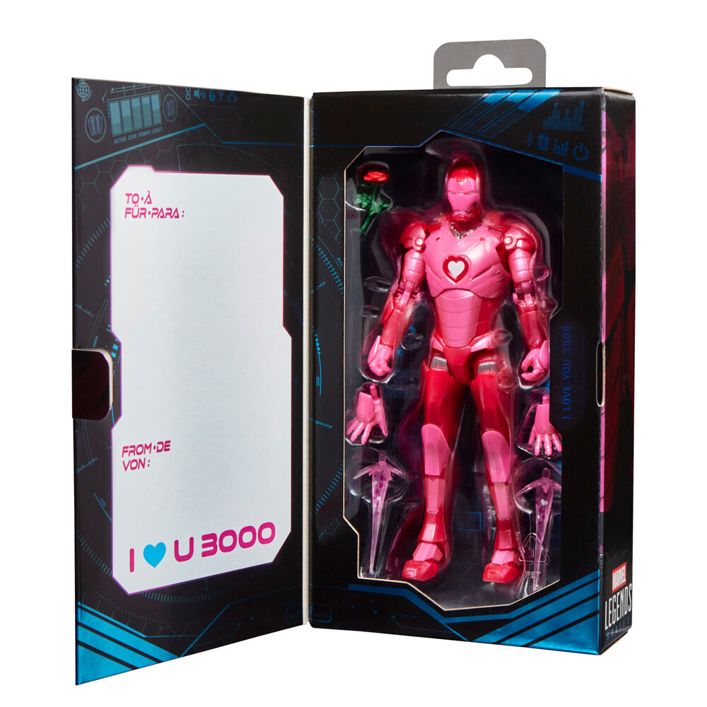 Hasbro Figura Iron Man I Love You 3000 Marvel Legends Series 15cm (imagen 9 de 10)