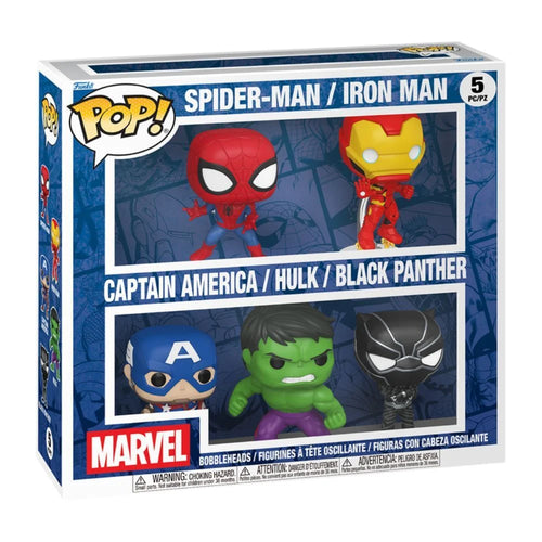 Funko Blister 5 Figuras POP Marvel