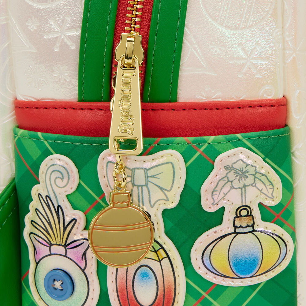 Mochila Holiday Stitch Disney Loungefly 26cm (imagen 6 de 8)