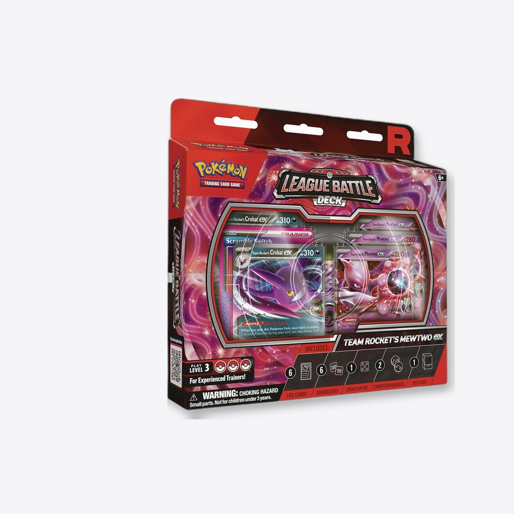Pokemon Juego De Cartas Blister cartas League Battle Deck Team Rockets Mewtwo Ex Pokemon ingles (imagen 4 de 6)