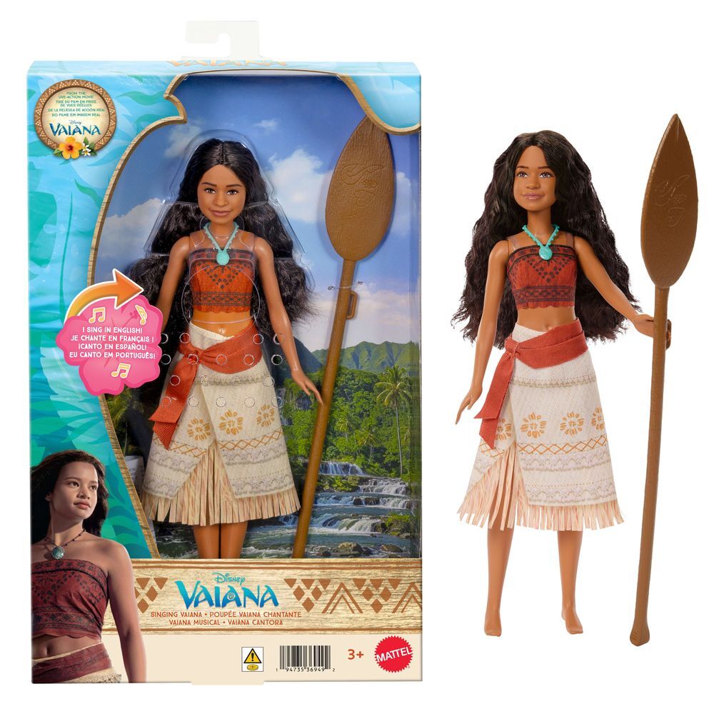 Mattel Muñeca Vaiana Moana Cantarina Disney