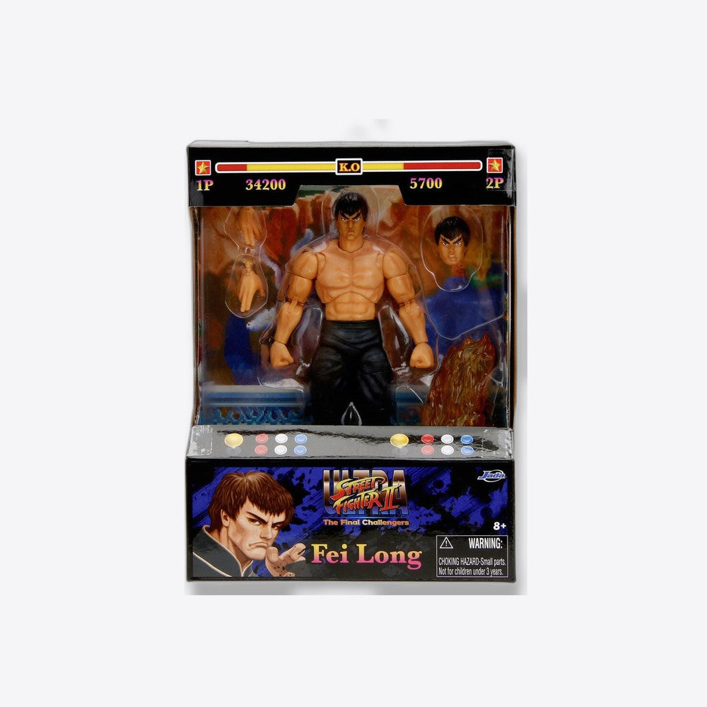 Jada Toys Figura Fei-Long Street Fighter II 15cm (imagen 4 de 6)