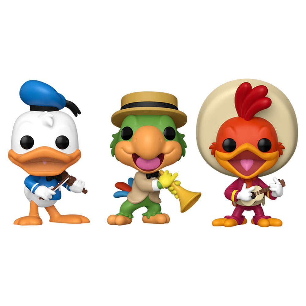 Funko Blister 3 figuras POP Disney Los Tres Caballeros (imagen 2 de 3)