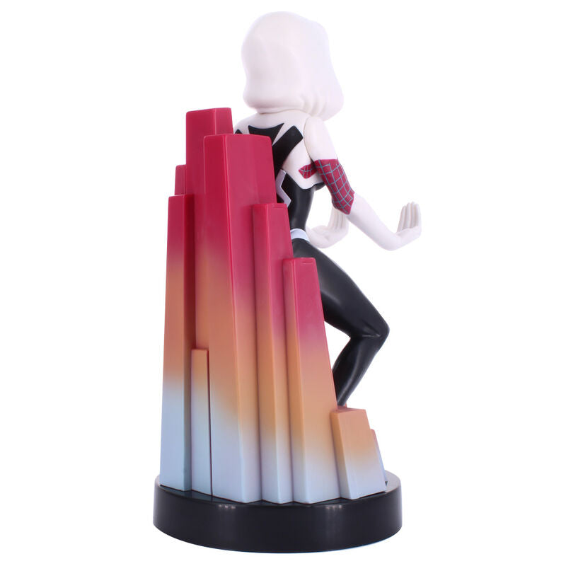Spider-Gwen Marvel Cable Guy Soporte Figura 20cm Exquisite Gaming