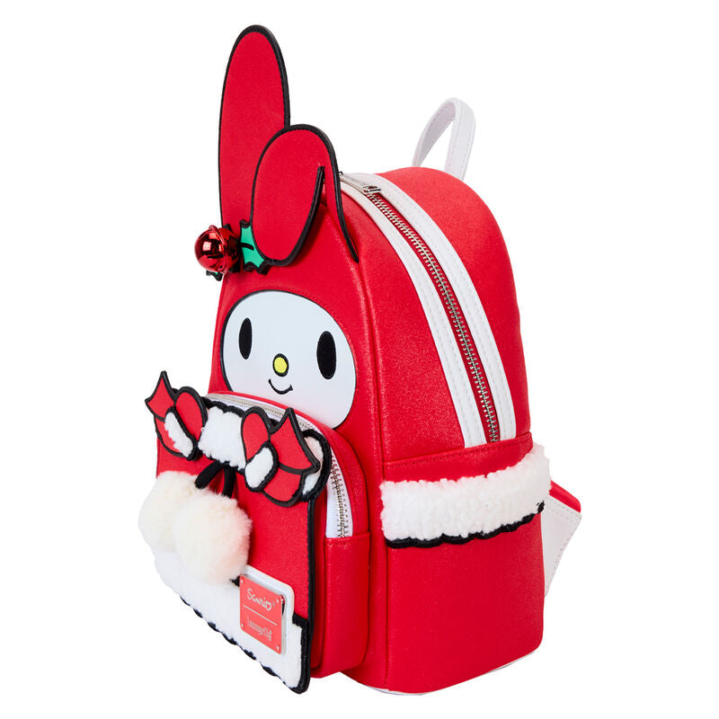Mochila Winter My Melody Sanrio Loungefly 26cm (imagen 3 de 6)