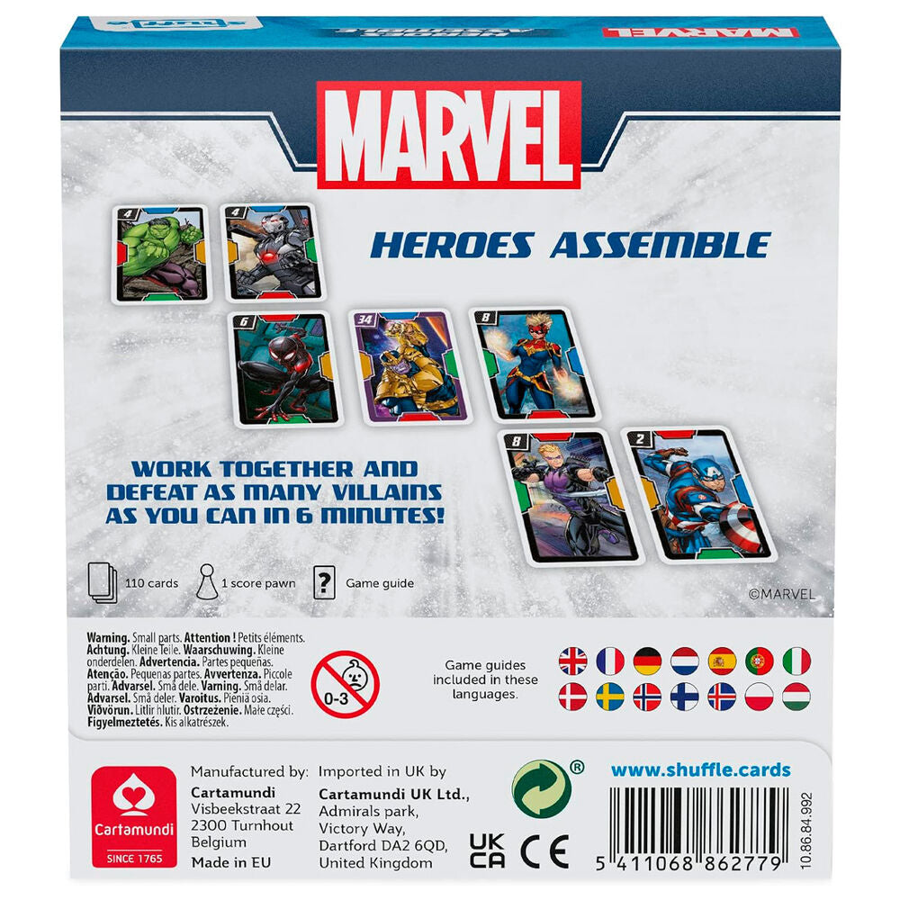 Shuffle Juego mesa Vengadores Avengers Marvel (imagen 3 de 4)