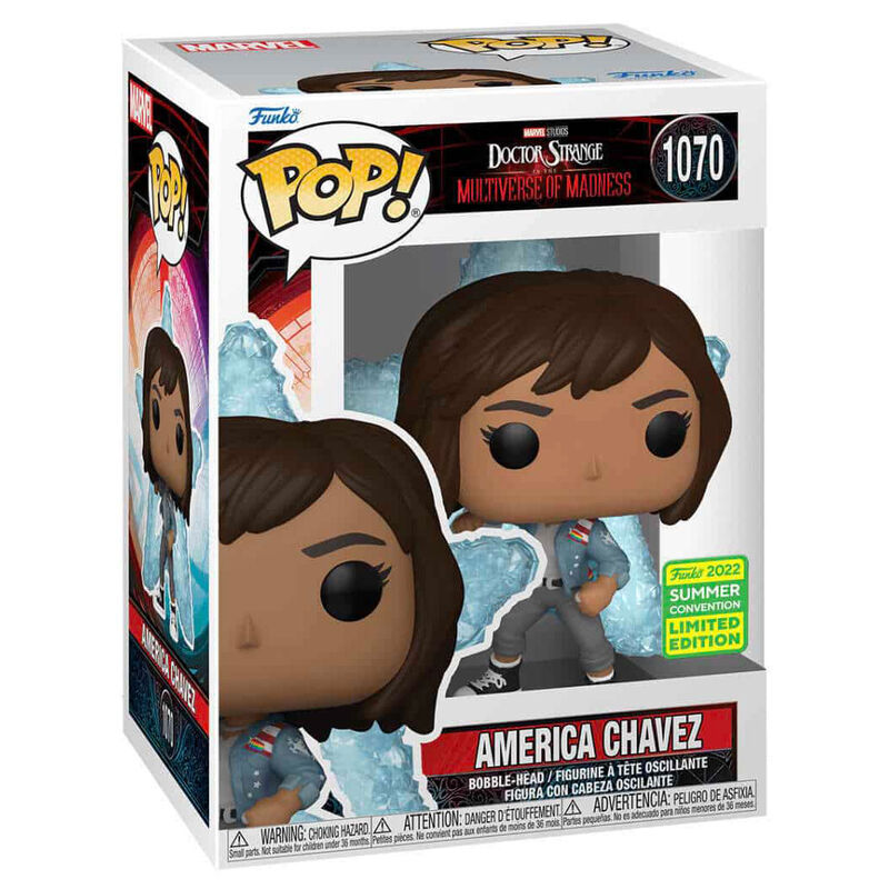 Funko Figura POP Marvel Doctor Strange Multiverse of Madness America Chavez Exclusive (imagen 2 de 3)