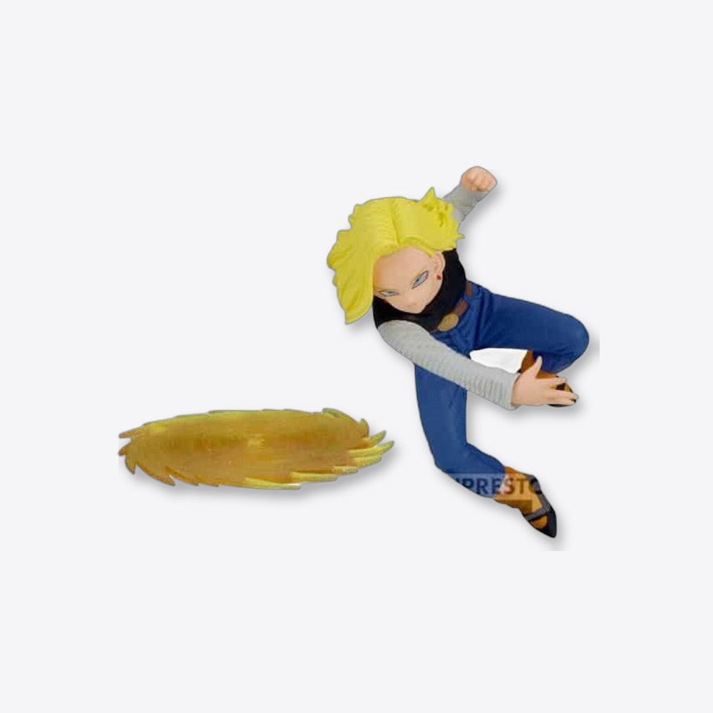 Figura banpresto dragon ball z gxmateria android 18 13cm (imagen 2 de 6)