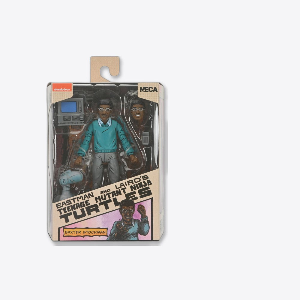 Figura neca teenage mutant ninja turtles mirage comics baxter stockman scale action 18cm (imagen 6 de 6)