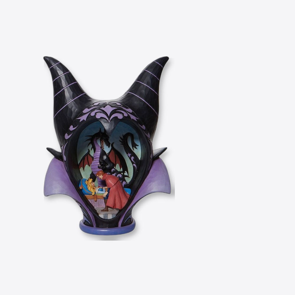 Figura enesco disney diorama la bella durmiente malefica style (imagen 6 de 6)