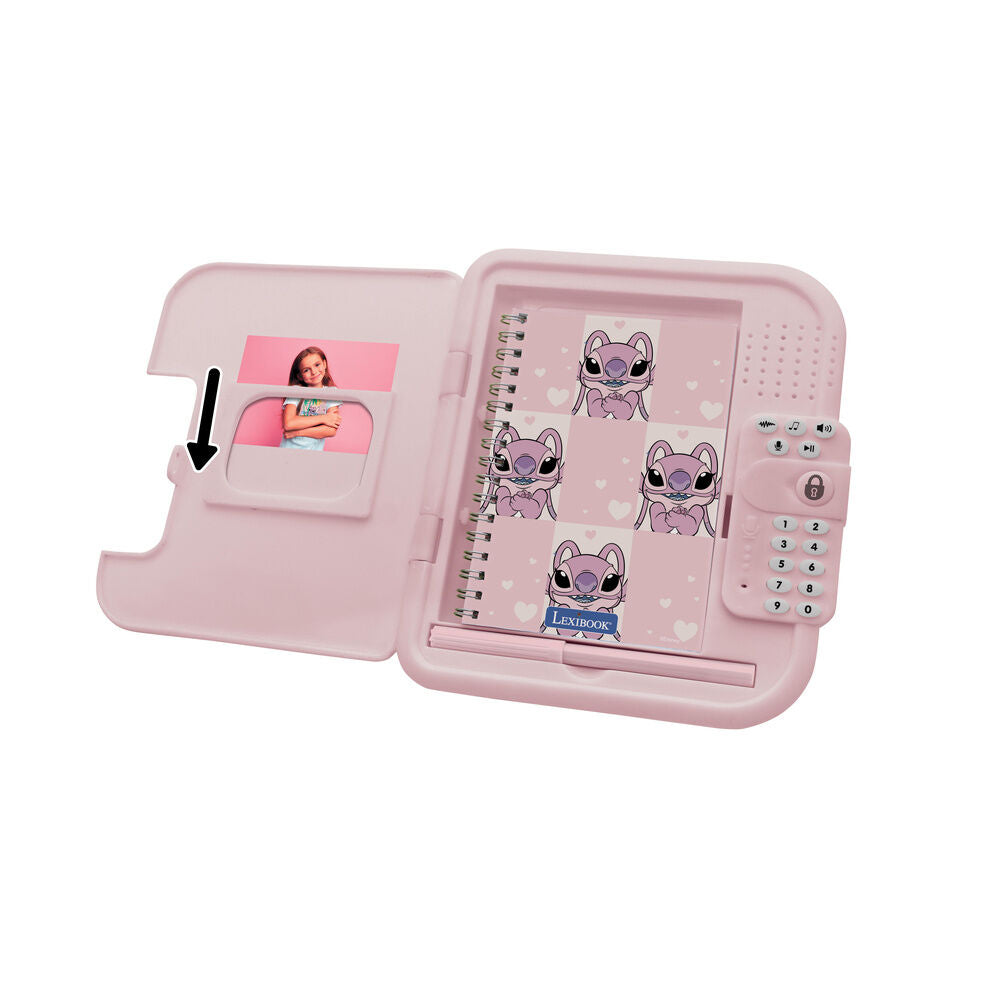 Lexibook Diario Electronico Angel Stitch Disney (imagen 3 de 6)