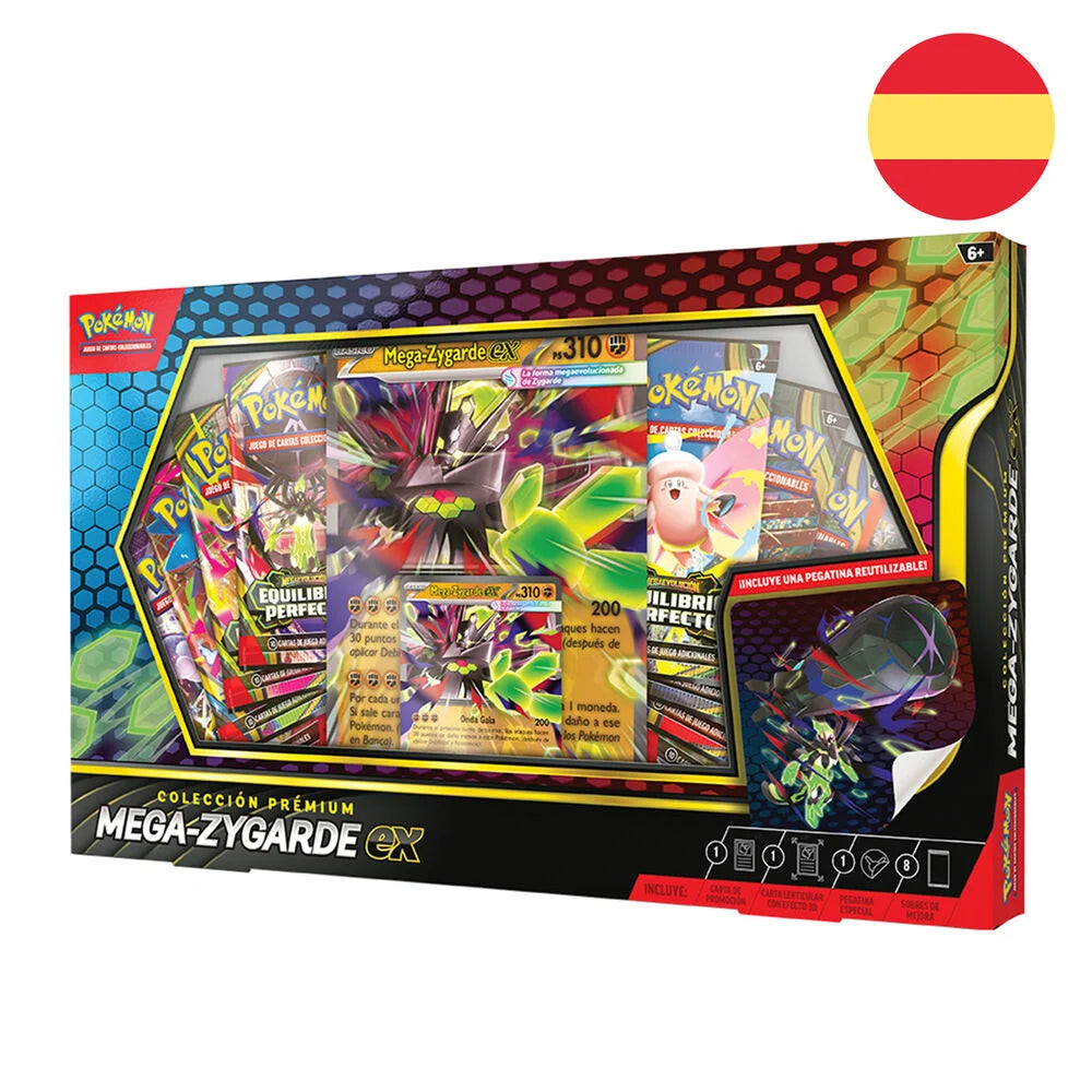 Pokemon Juego De Cartas Blister cartas Premium Ex Mega-Zygarde Pokemon español