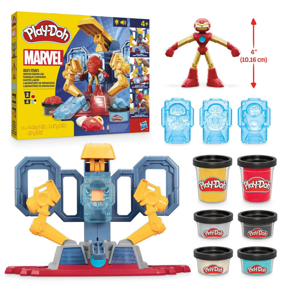 Hasbro Laboratorio de armaduras Iron Man Marvel Play-Doh