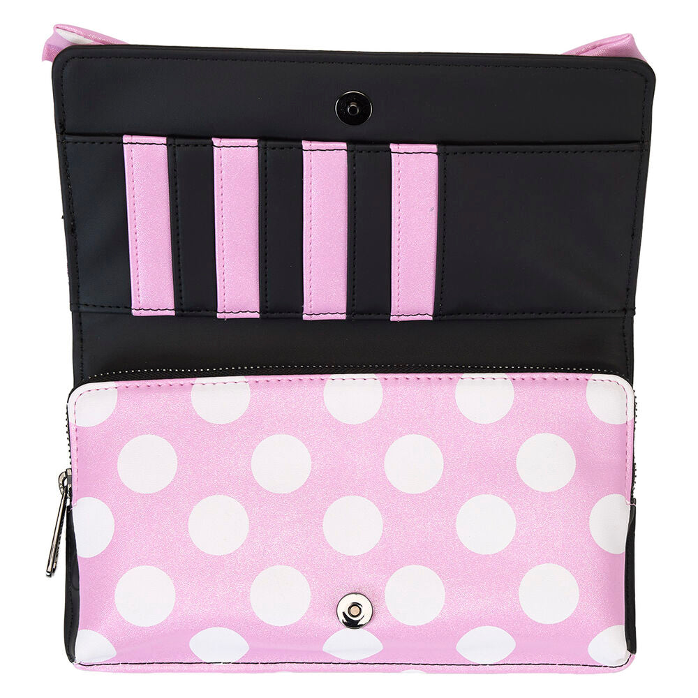 Bolso bandolera Floral Rock the Dots Minnie Disney Loungefly (imagen 6 de 10)