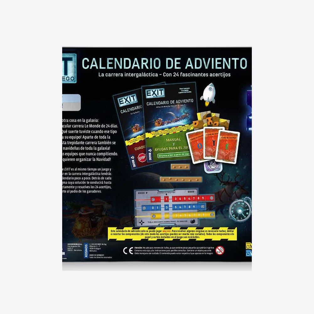 Devir Calendario de adviento exit la carrera intergalactica (imagen 5 de 6)