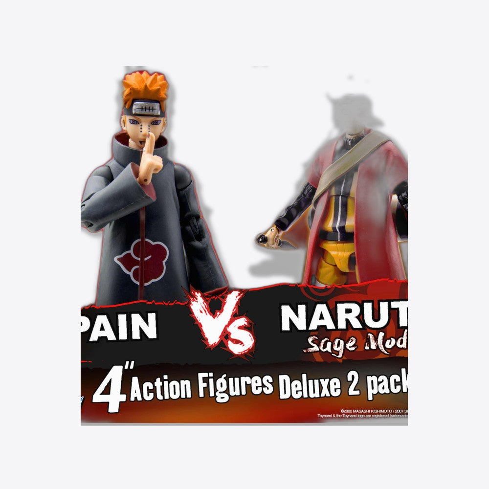 Desconocido Pack 2 figuras toynami naruto naruto sage mode vs pain exclusiva (imagen 5 de 6)