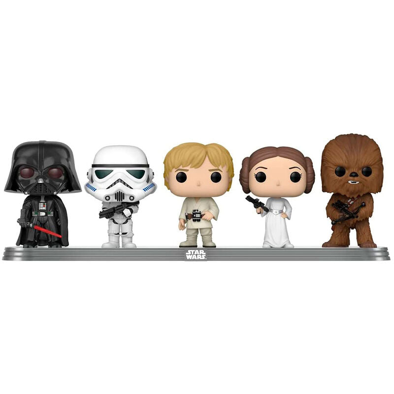 Funko Blister 5 Figuras POP Star Wars Classics Exclusive (imagen 2 de 3)