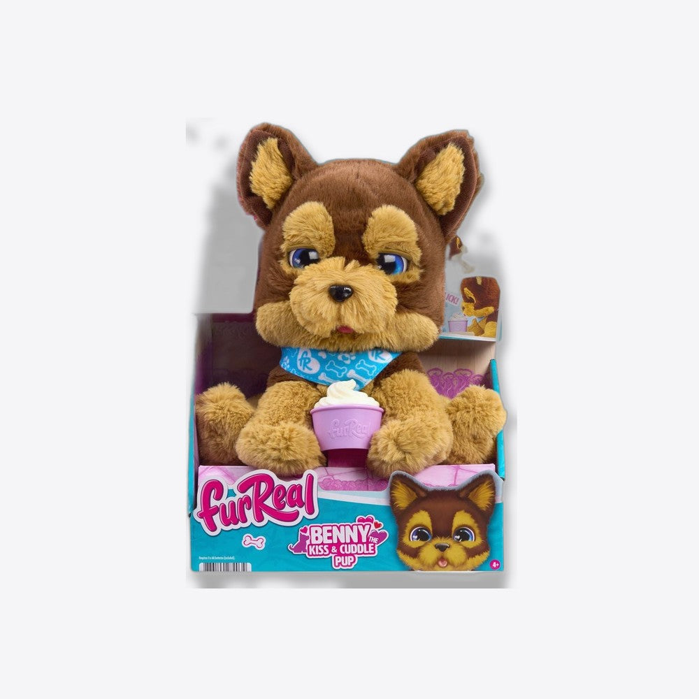 Just Play Peluche interactivo Benny the Kiss & Cuddle FurReal (imagen 3 de 6)