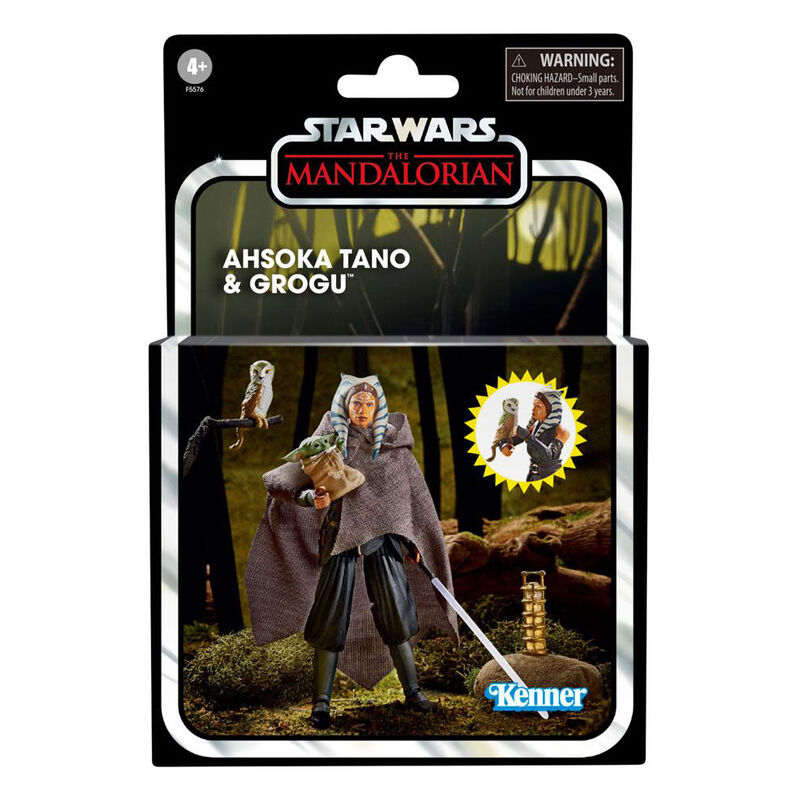 Hasbro Figura Ahsoka Tano and Grogu Vintage Collection Star Wars 10cm (imagen 3 de 6)