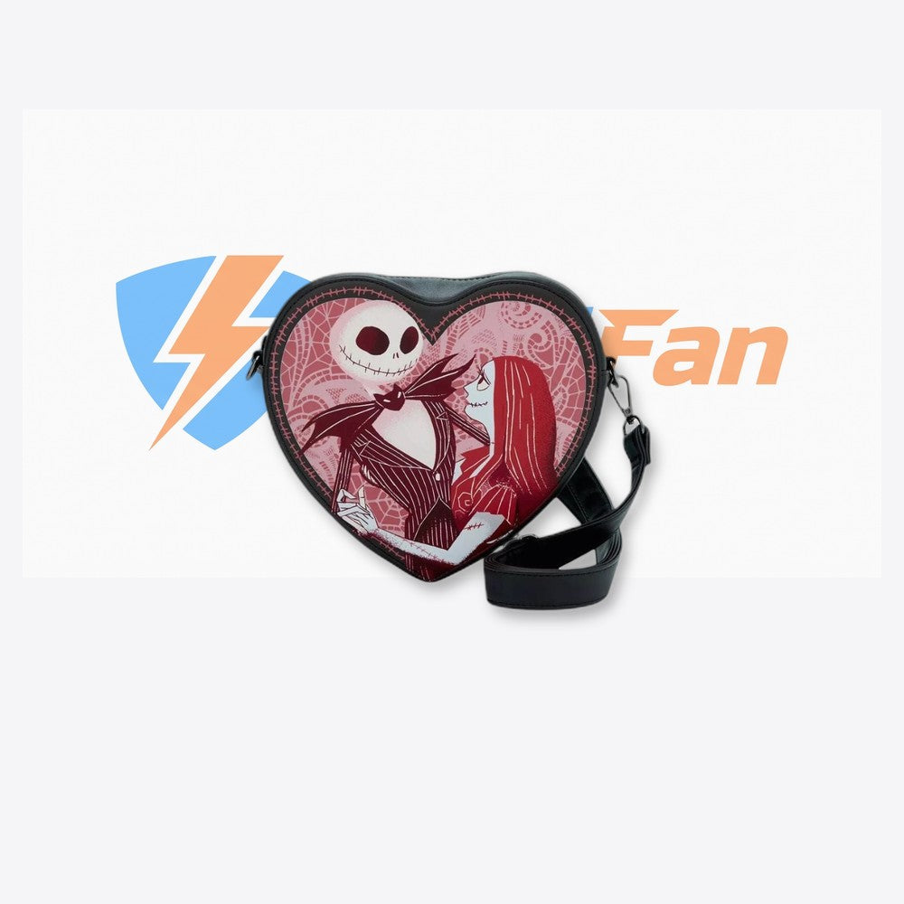 Bolso Bandolera Jack And Sally Heart Pesadilla Antes De Navidad Disney Loungefly (imagen 4 de 6)