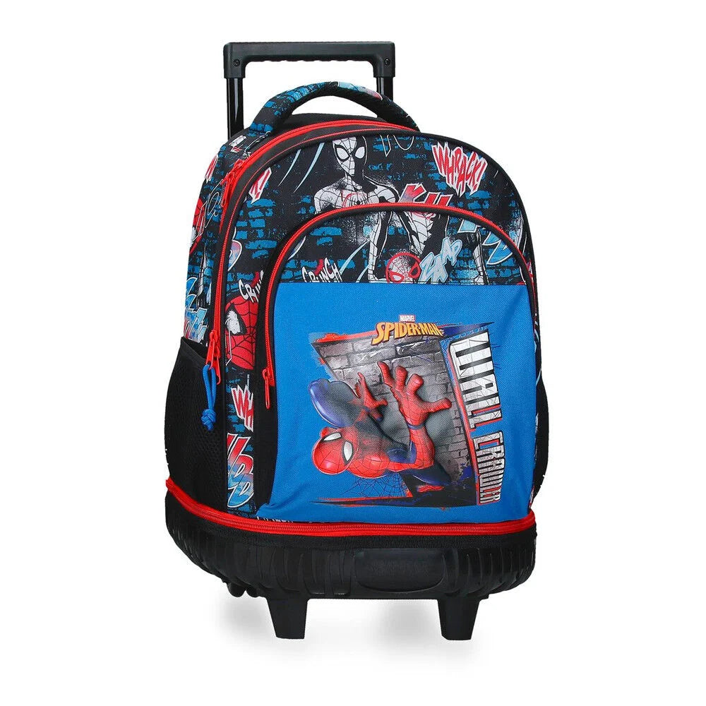 Joumma Bags Trolley compact Wall Crawler Spiderman Marvel extraible 43cm