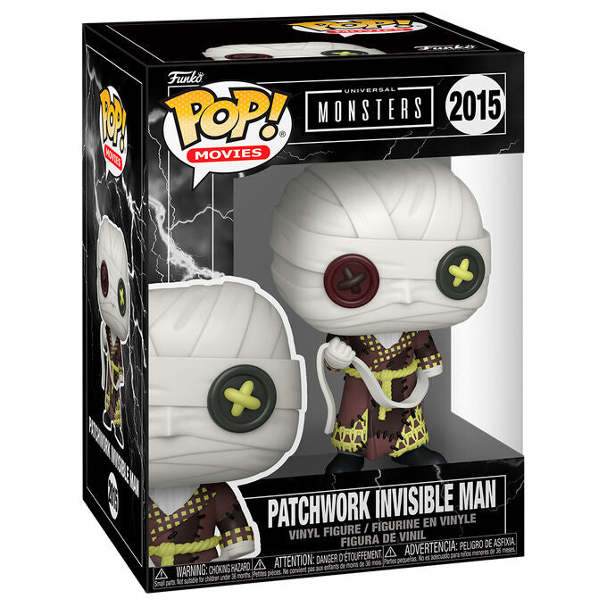 Universal Monsters Figura POP Invisible Man Patchwork Funko