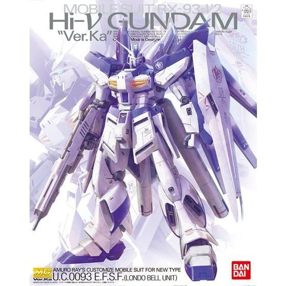 Bandai Hobby Maqueta MG 1/100 Hi-Nu Gundam RX-93-v2 Ver. Ka Mobile Suit Gundam Char's Counterattack (imagen 3 de 4)