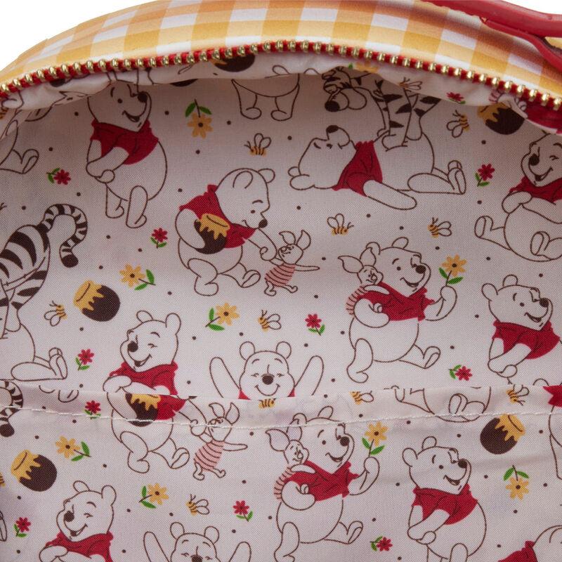 Mochila Gingham Winnie the Pooh Disney Loungefly 25cm (imagen 4 de 7)