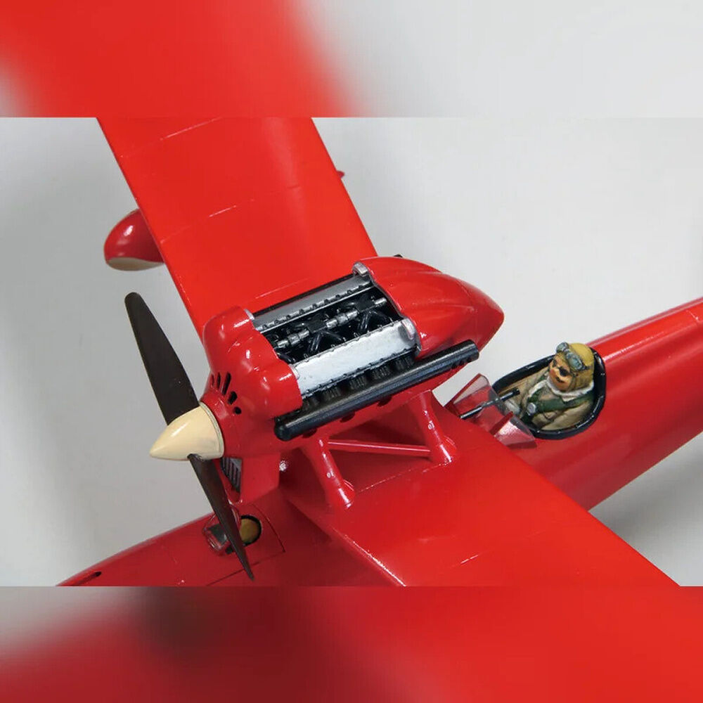 Savoia S.21F ver.2 Seaplane + Figura Gina Porco Rosso - Maqueta Model Kit | Studio Ghibli