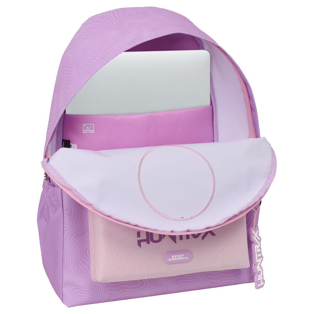 Safta Mochila Iconic Kpop Demon Hunters 42cm adaptable (imagen 5 de 6)